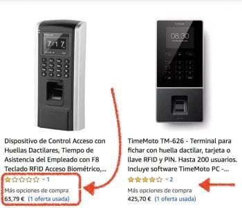 control de acceso biometrico precio