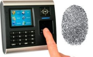 controlador biometrico dactilar
